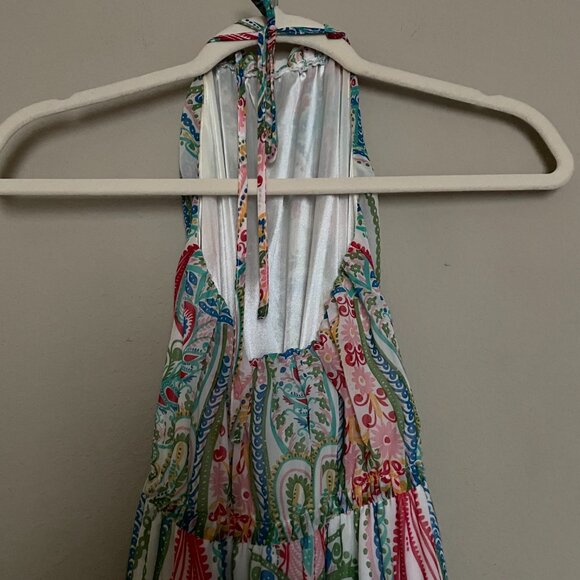 NY&Co, Petite, XS, Maxi, Paisley, Tiered Dress - Picture 2 of 8